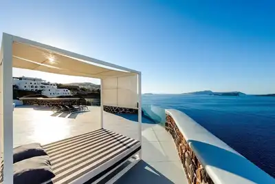 Image de Stylish Santorini Villa | 3 Bedrooms | Aegean Villas | Unforgettable Caldera Sea & Sunset Views | Akrotiri