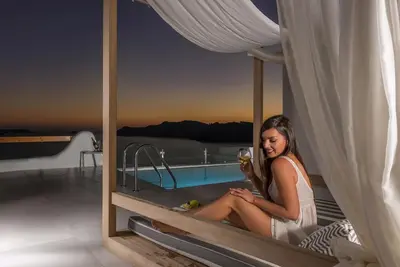 Image de Astounding Santorini Villa | 2 Bedrooms | Elite Presidential Villa | Amazing Caldera Volcano & Sea Views | Oia