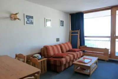 Image de 5ème étage, balcon, télévision, 40m², Les Arcs