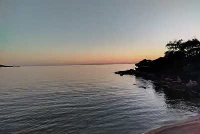 Maison de famille 'Olmeto Village' avec vue sur la mer