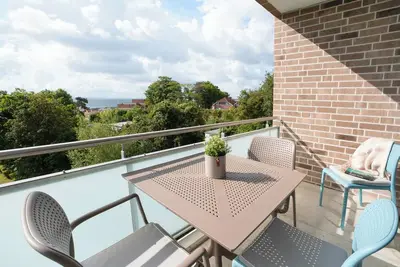 Image de Ferienwohnung Baltic Lounge 21 mit Balkon und Meerblick in Grömitz