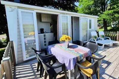 Image de Mobilhome Evolution 45m² (24m²+21m² de terrasse)- 2 chambres 4 personnes
