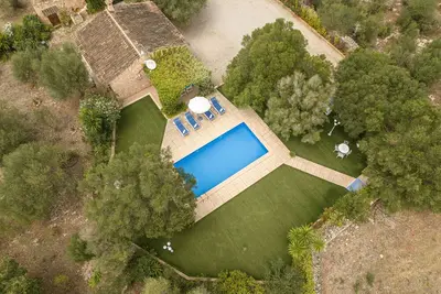 Image de Maison de campagne \"Villa Sa Teulada\" avec vue sur les montagnes, Wi-Fi et climatisation