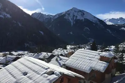 Image de Les 4000 – Vue imprenable, charme alpin et confort moderne à 200m des remontées
