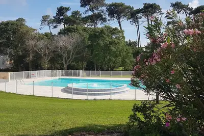 Image de Appart 4/ 6 pers, rénové, 10 mn à pied de la plage de Moliets, Wi-Fi et piscine