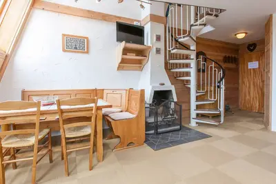 Charmant duplex pour 6 personnes avec cheminée et balcon exposé sud à Avoriaz