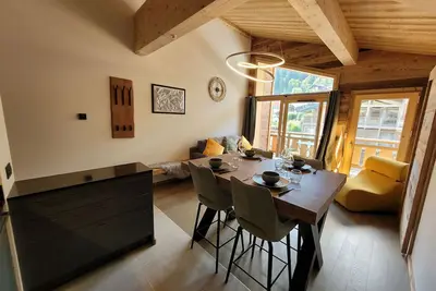 Image de Appartement 3★ pour 4 avec balcon, proche centre et pistes, Les Gets
