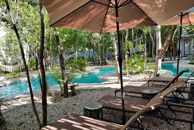 Image de Amplio y Acogedor Estudio en Tulum Ideal Para Parejas a 6 Minutos de la Playa