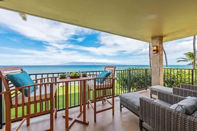 Image de True Oceanfront 1bd with stunning sunset-Papakea L208