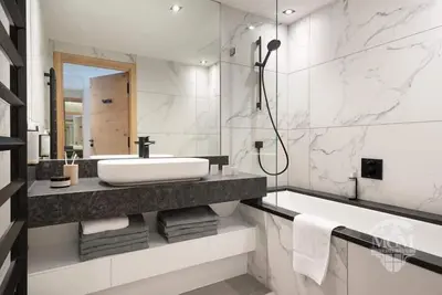 Image de Wifi, pied des pistes de ski, vue pistes de ski, piscine, sauna, hammam, balcon, parking, télévision