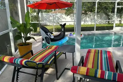 Image de Relaxing/Private 4 Bedroom House w/HeatedPool