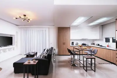 Image de Appartement 'Athena Home South Crete' avec vue sur les montagnes, Wi-Fi et climatisation