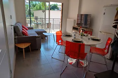 Image de Appartement T2 récent pour 4 couchages, proche gare et plage à pied