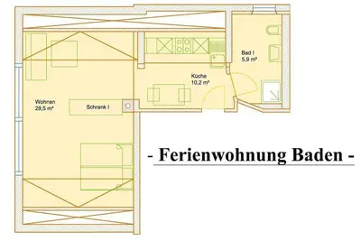 Image de Baden, 1 Schlafraum - Fröhlich-daheim