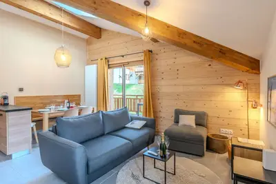 Image de Appartement Neuf 4* à Morzine, 2 Chambres, Proche Pistes et Centre, Balcon, Wifi, Garage Inclus