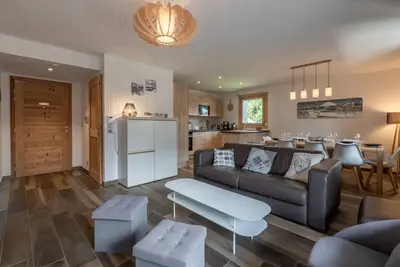 Image de Duplex de standing 3 étoiles à Morzine, 100m des pistes, 9 pers. , terrasse, garage, wifi inclus
