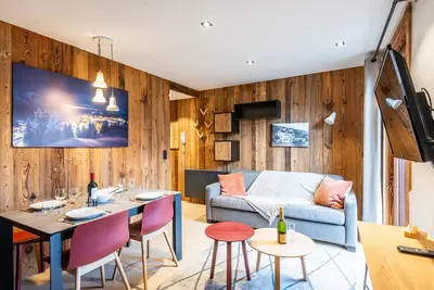 Image de Appartement rénové 4*, centre Morzine, 100m des pistes, 4 pers.