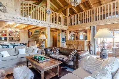Image de Grand chalet de charme pour 14 pers. à 500m des télécabines, avec ascenseur et Wi-Fi