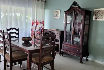 Your own apartment overlooking The Gulf of Paria.