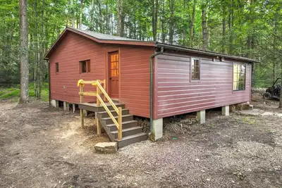 Image de Schrader Run Cabin Cozy&Charming, outdoor firepit w\/swings, April dates reduced