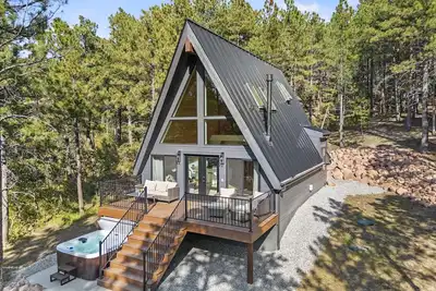 Image de Cozy Private A-Frame Retreat /Hot Tub/w-Views