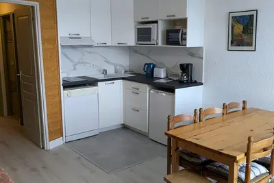 Image de Studio lumineux 6 pers avec loggia, proche pistes et commerces - Orcières Merlette