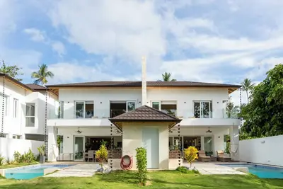 Charming 3-bedroom beachfront villa in Las Terrenas