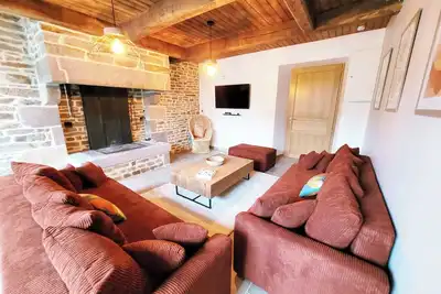 Image de Maison de campagne à 10 mn de la mer avec Spa, billard, babyfoot