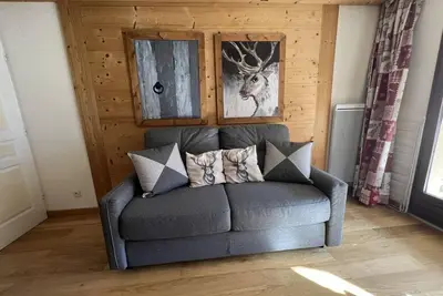 Image de À 300m des pistes de ski, 3ème étage, télévision, casier à ski, 40m², Serre Chevalier