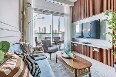 Image de Stylish Apartment, Pool + Gym, Balcony with Epic Burj View