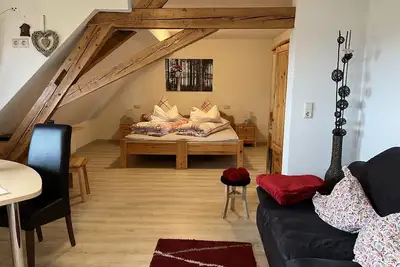 Image de Studio 'Appartement Schweizblick, 35 Qm' avec jardin partagé et Wi-Fi
