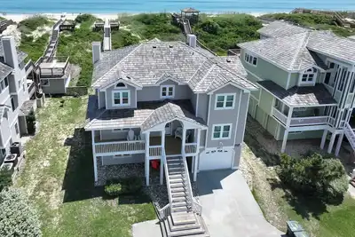 Image de K1143 Sunrise Dream. Oceanfront Nags Head, Private Pool, Hot Tub, Sauna, Theater Pet Friendly!