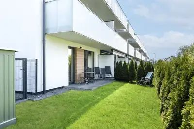 Image de Apartment 70 meters from the beach, with garden. Good equipment
