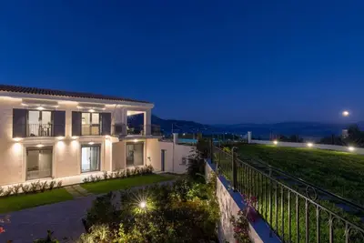 Secluded Elegance at Villa Giem | 4 Bedrooms | Unmatched Sea Views | Private Pool & Lush Gardens | Dassia, Corfu