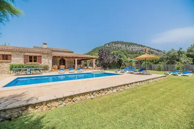 Maison de campagne \"Can Mateu\" avec vue sur la montagne, Wi-Fi et climatisation