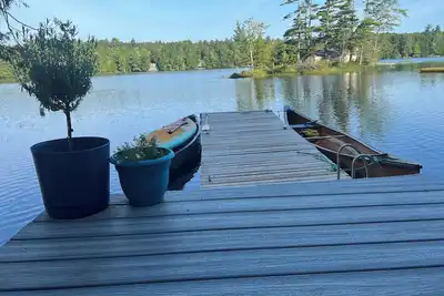 Image de Relaxing lake retreat boating, swimming, paddle boarding near Acadia National Pk
