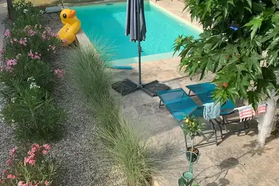 Image de Le mas du camisard, piscine privée