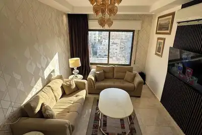Family two bedrooms apartment 3 minutes away from Amman boulevard