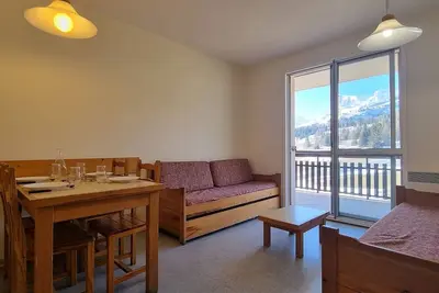 Image de Appartement 2 pièces, 5 pers, proche pistes, commerces et télésiège, parking gratuit