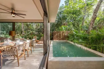 Image de 2br Boho Chic Style Apt in Tulum with Private Pool