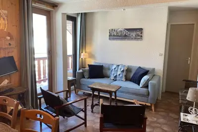 Image de 230m du centre station, 3ème étage, balcon, parking, télévision, casier à ski, 39m², Valloire