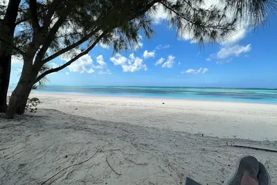 Brand New Beachfront Villa best sandy beach in Tci with pool Fox Tail Palm Villa