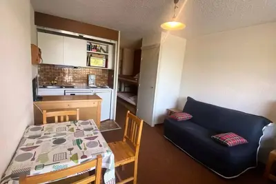 Image de Appartement sur les pistes des ski avec parking