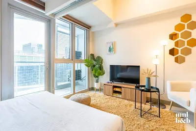 Image de 1br Unit in Uptown Parksuites Tower 2 Bgc w/ Netflix, Hbo Go & Disney+