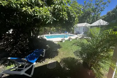 Historic Garrison 3br Villa w\/ Private Pool - Close to beaches & racetrack!