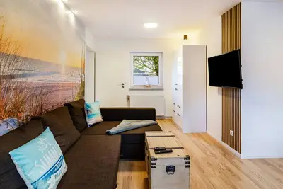 Image de Appartement de vacances 'Wellenrauschen' avec jardin, terrasse, bain Ă remous et Wi-Fi