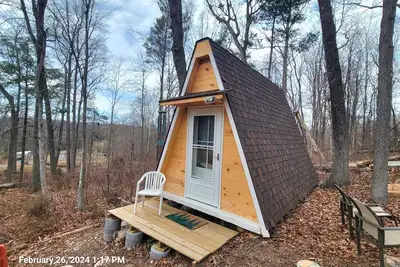 Image de A-frame in the Brambles Cabin, Broadway, Virginia