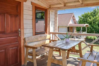 Image de Belle maison Ă Wejdyki avec sauna