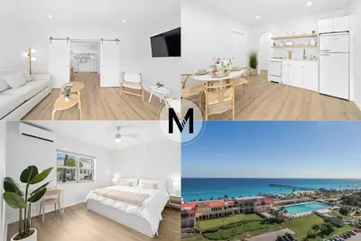 Image de King bed -Tv in room-Parking - Near beach! Villa 5