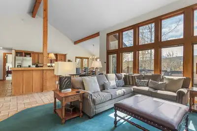 Spectacular view of Gore Range on the Raven Golf Course!